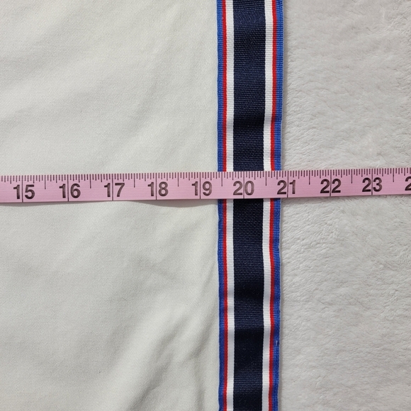 Tommy Hilfiger Pair Of Canvas Toss Pillow Covers Cases Monogrammed 20" Square - Picture 7 of 8